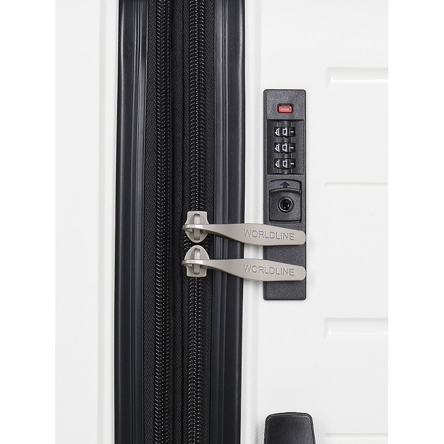 Чемодан большой L полипропилен Worldline Airtex 282 109л 74×47×30см Белый