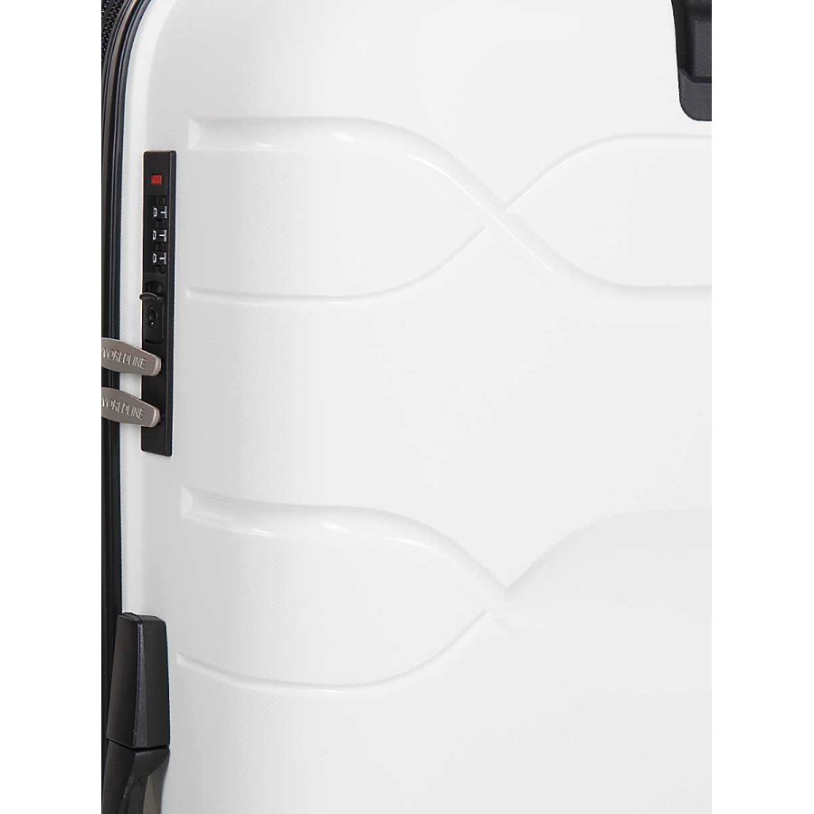 Чемодан большой L полипропилен Worldline Airtex 282 109л 74×47×30см Белый
