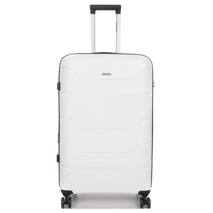 Чемодан большой L полипропилен Worldline Airtex 282 109л 74×47×30см Белый