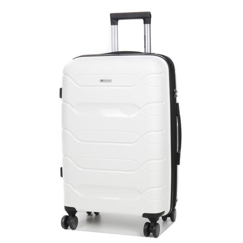 Чемодан средний M полипропилен Worldline Airtex 282 74л 64×41×26см Белый