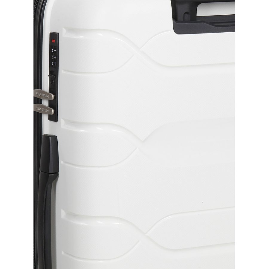 Чемодан средний M полипропилен Worldline Airtex 282 74л 64×41×26см Белый