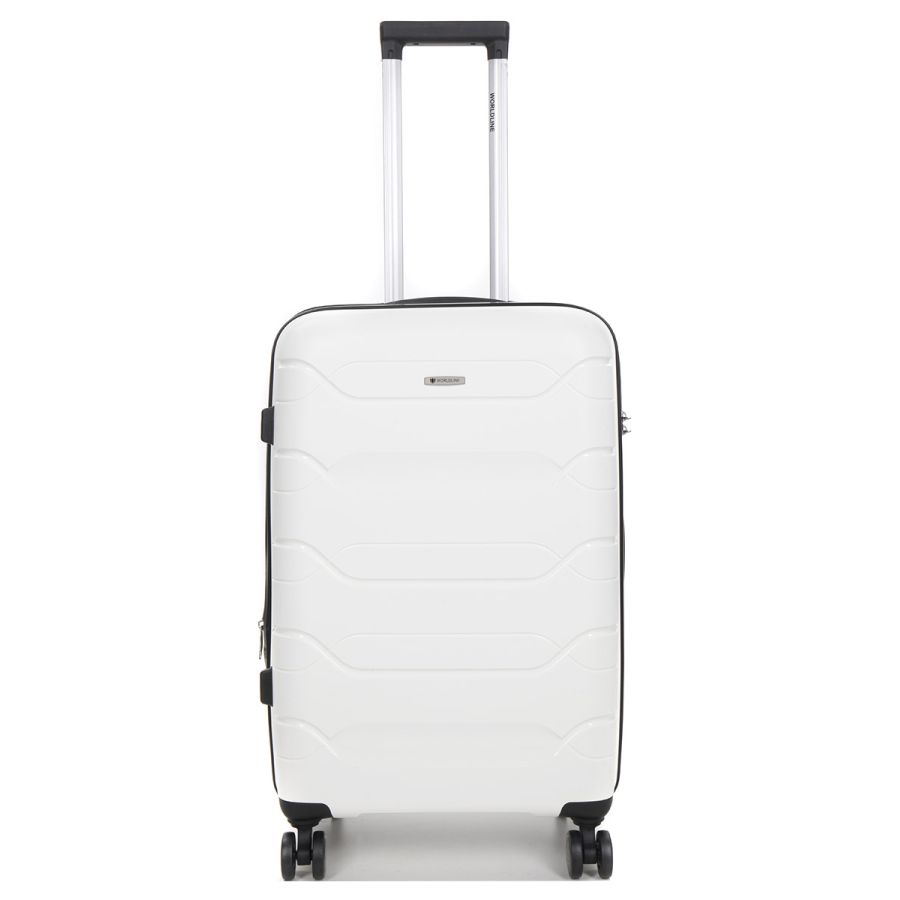 Чемодан средний M полипропилен Worldline Airtex 282 74л 64×41×26см Белый
