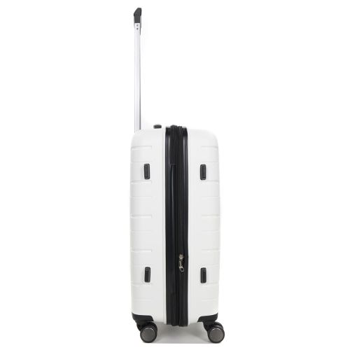 Чемодан средний M полипропилен Worldline Airtex 282 74л 64×41×26см Белый