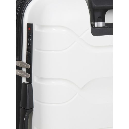Чемодан маленький S полипропилен Worldline Airtex 282 46л 54×36×23см Белый