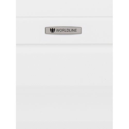 Чемодан маленький S полипропилен Worldline Airtex 282 46л 54×36×23см Белый