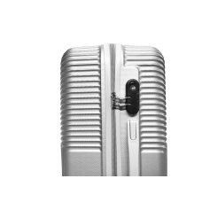 Чемодан средний M ABS-пластик Sky 306 67×42×27см 75л Серебряный