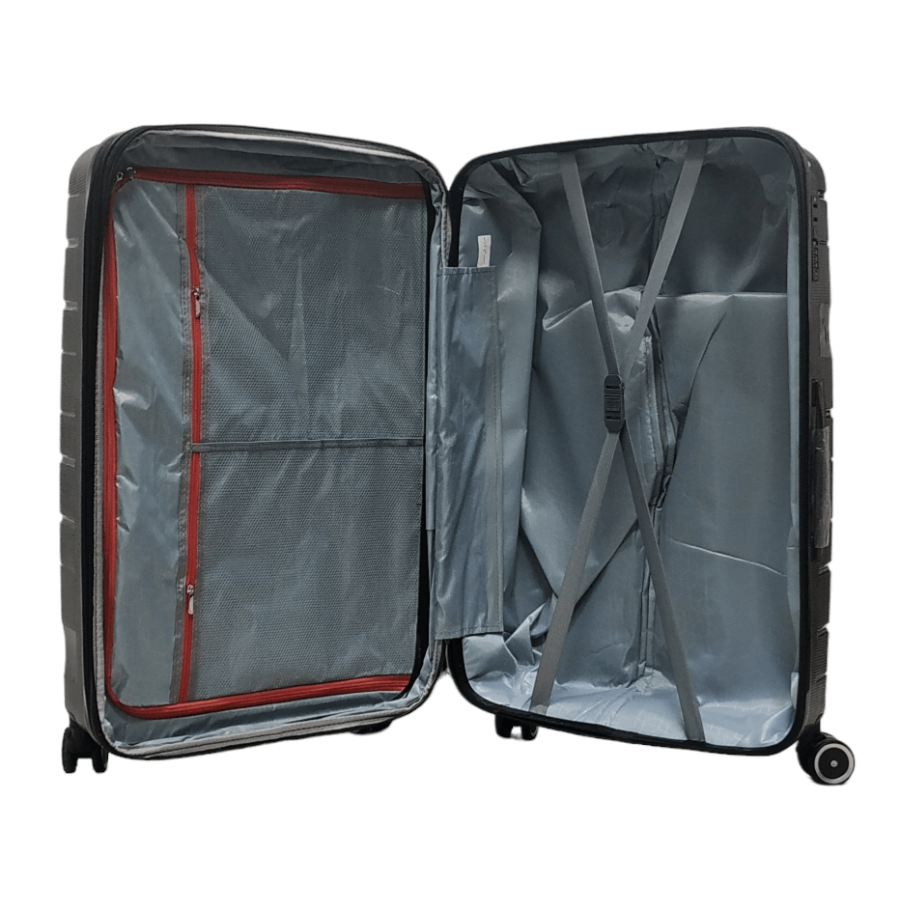 Чемодан большой L полипропилен Milano bag 0306 76×49×31см 82л Черный