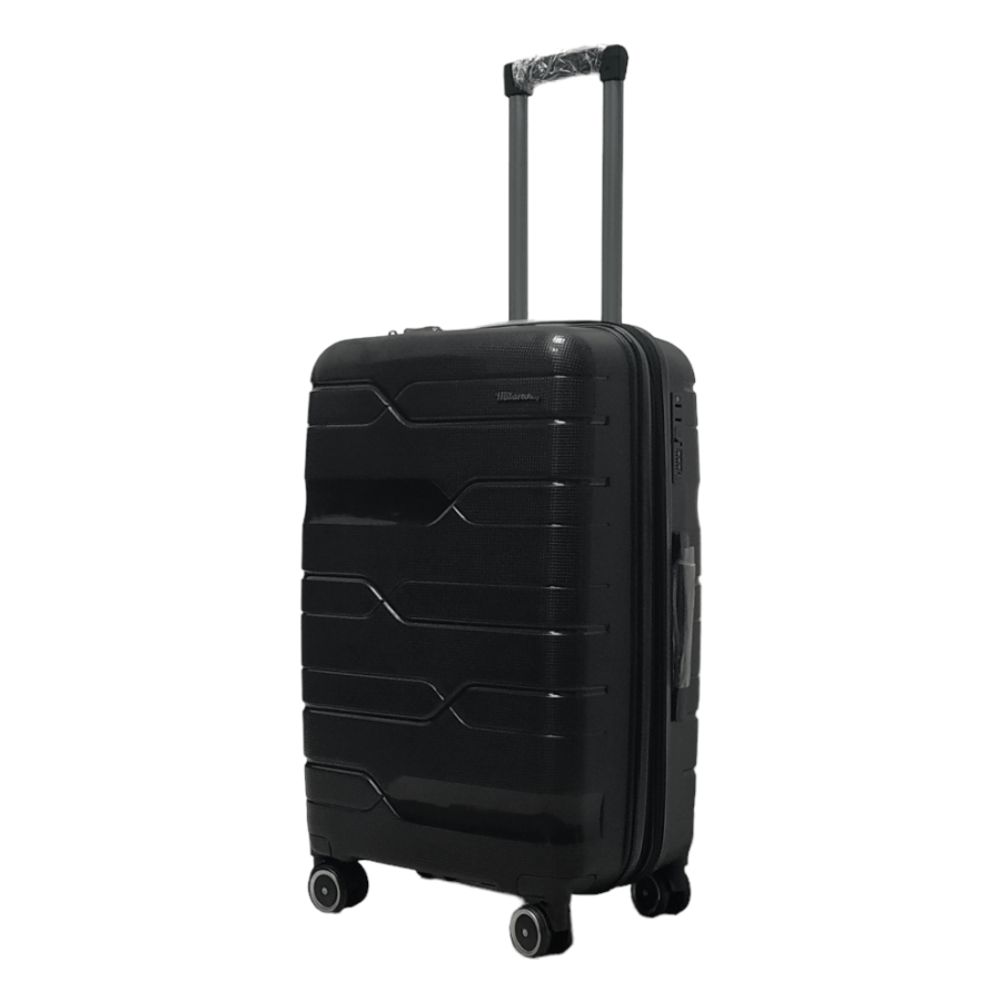Чемодан средний M полипропилен Milano bag 0306 65×42×28см 56л Черный