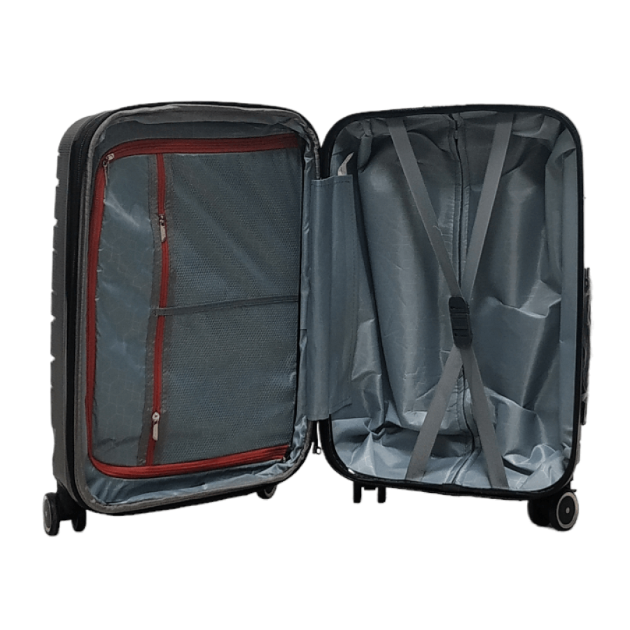 Чемодан средний M полипропилен Milano bag 0306 65×42×28см 56л Черный