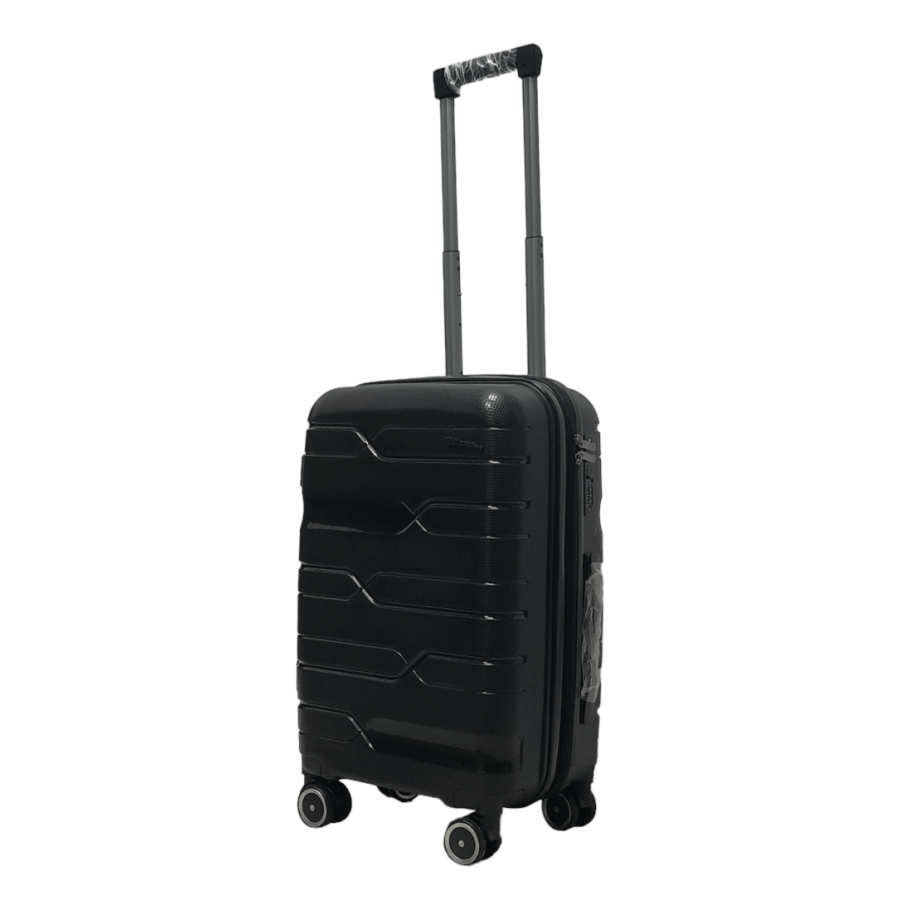 Чемодан маленький S полипропилен Milano bag 0306 56×35×24см 33л Черный