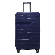 Чемодан большой L полипропилен Milano bag 0306 76×49×31см 82л Темно-синий
