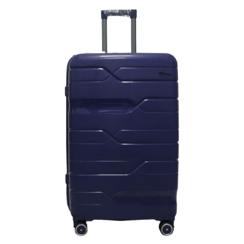 Чемодан большой L полипропилен Milano bag 0306 76×49×31см 82л Темно-синий