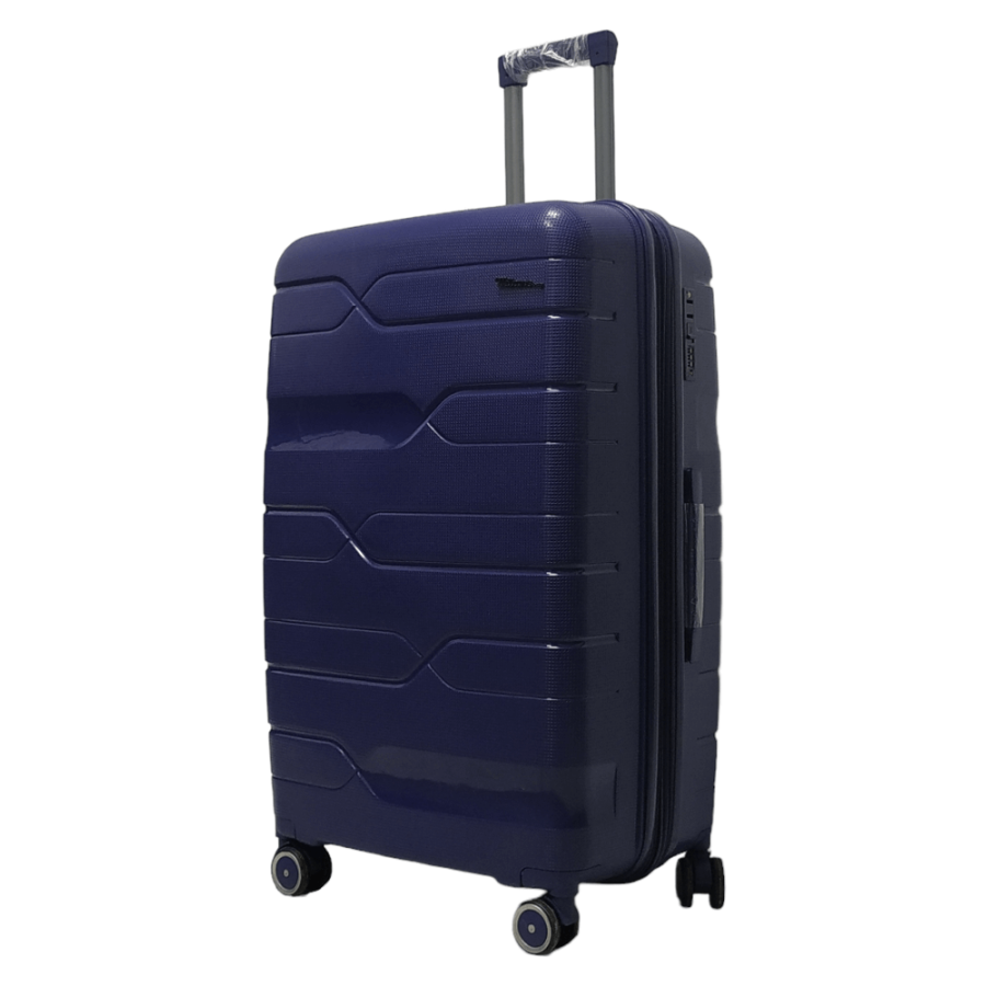 Чемодан большой L полипропилен Milano bag 0306 76×49×31см 82л Темно-синий