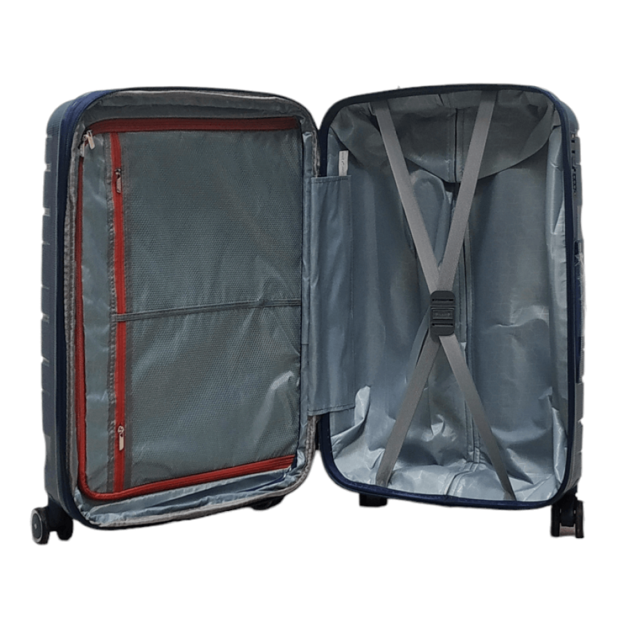 Чемодан средний M полипропилен Milano bag 0306 65×42×28см 56л Темно-синий