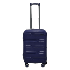 Чемодан маленький S полипропилен Milano bag 0306 56×35×24см 33л Темно-синий