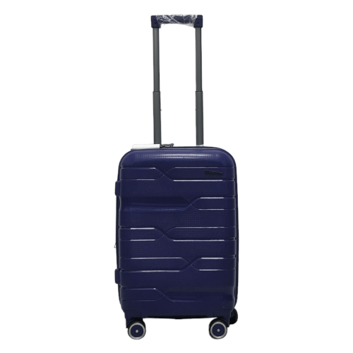 Чемодан маленький S полипропилен Milano bag 0306 56×35×24см 33л Темно-синий