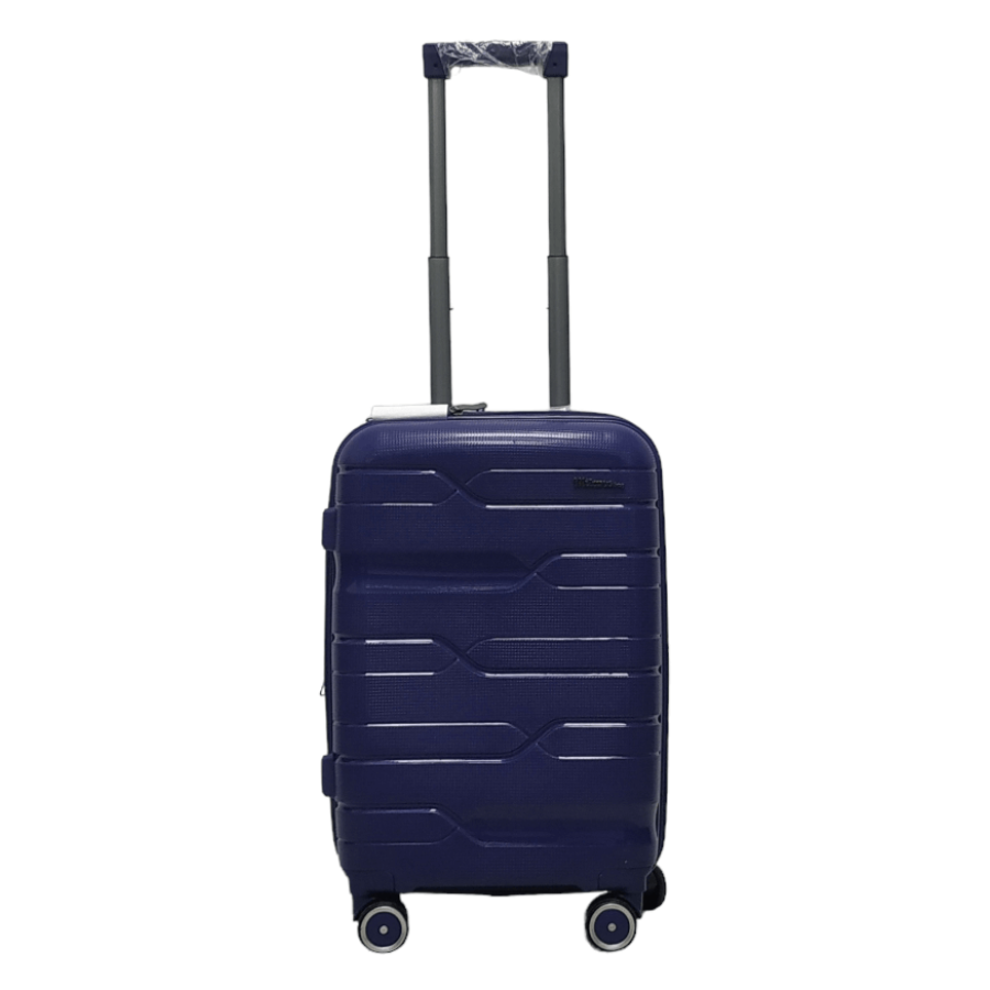 Чемодан маленький S полипропилен Milano bag 0306 56×35×24см 33л Темно-синий