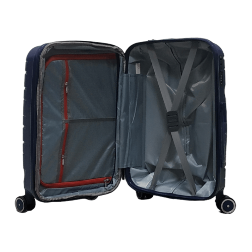 Чемодан маленький S полипропилен Milano bag 0306 56×35×24см 33л Темно-синий