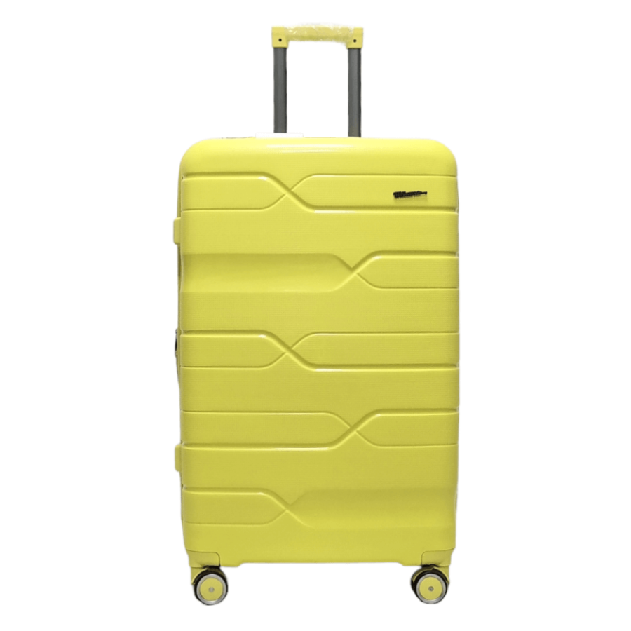 Чемодан большой L полипропилен Milano bag 0306 76×49×31см 82л Желтый