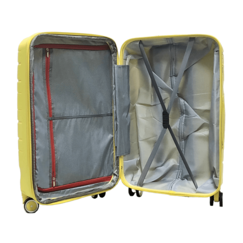 Чемодан большой L полипропилен Milano bag 0306 76×49×31см 82л Желтый