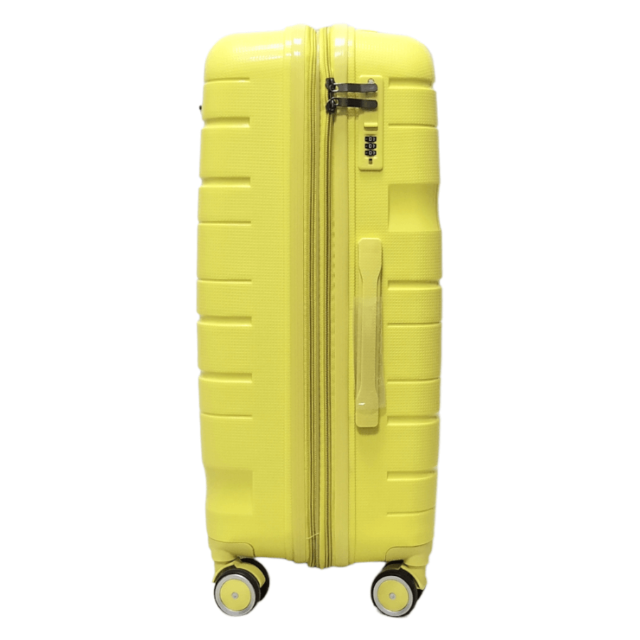 Чемодан большой L полипропилен Milano bag 0306 76×49×31см 82л Желтый