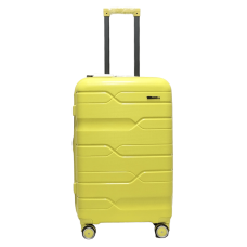 Чемодан средний M полипропилен Milano bag 0306 65×42×28см 56л Желтый