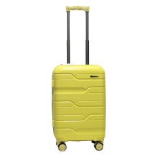Чемодан маленький S полипропилен Milano bag 0306 56×35×24см 33л Желтый 