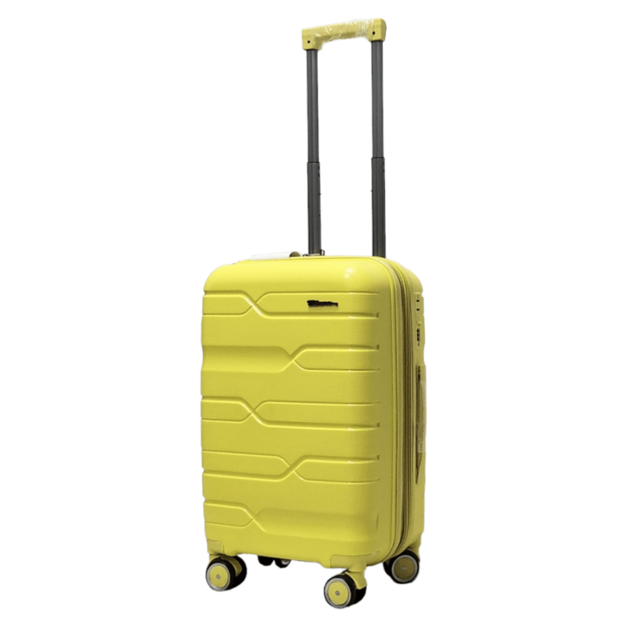 Чемодан маленький S полипропилен Milano bag 0306 56×35×24см 33л Желтый