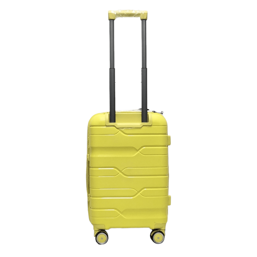 Чемодан маленький S полипропилен Milano bag 0306 56×35×24см 33л Желтый