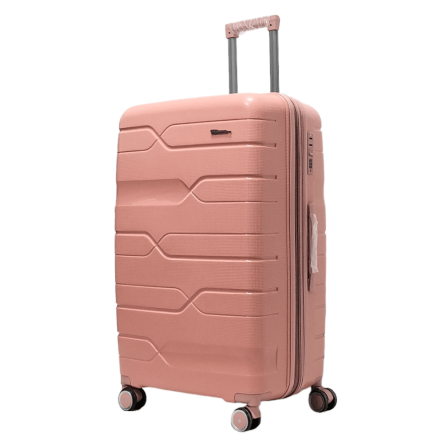 Чемодан большой L полипропилен Milano bag 0306 76×49×31см 82л Розовый