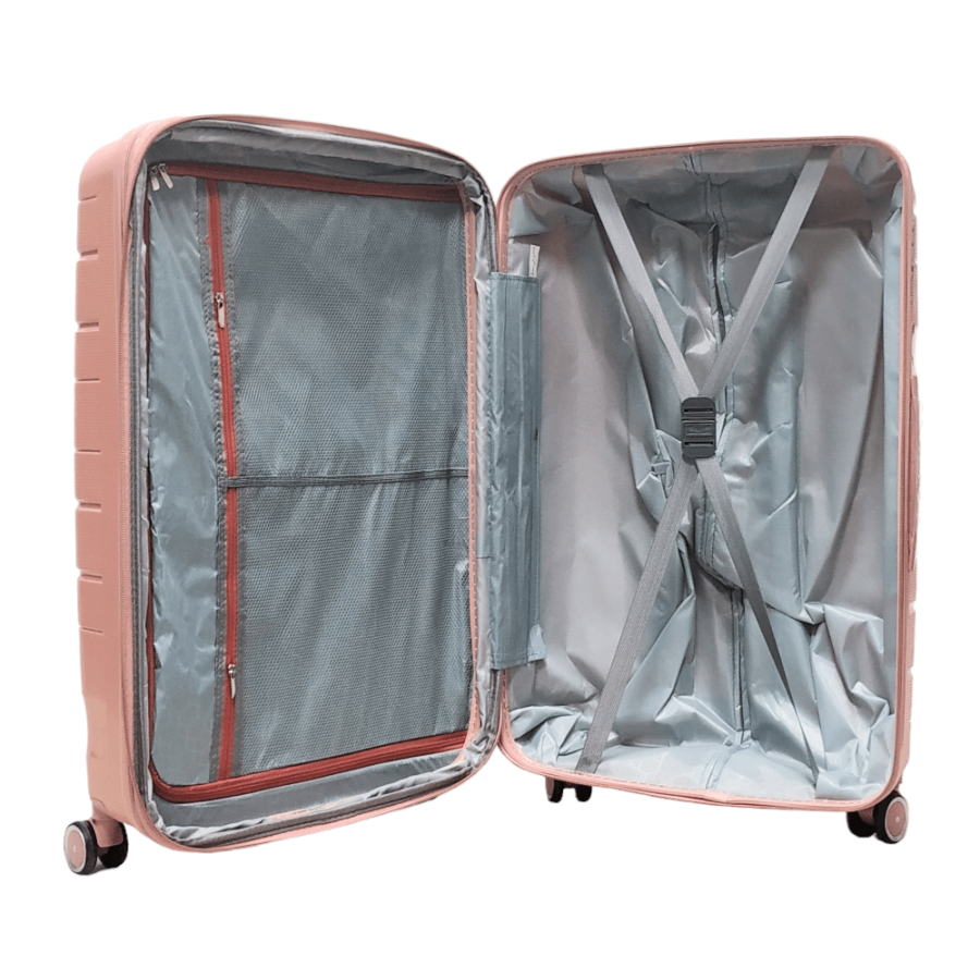 Чемодан большой L полипропилен Milano bag 0306 76×49×31см 82л Розовый