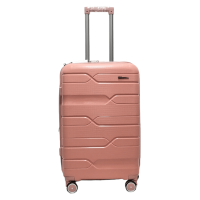 Чемодан средний M полипропилен Milano bag 0306 65×42×28см 56л Розовый 