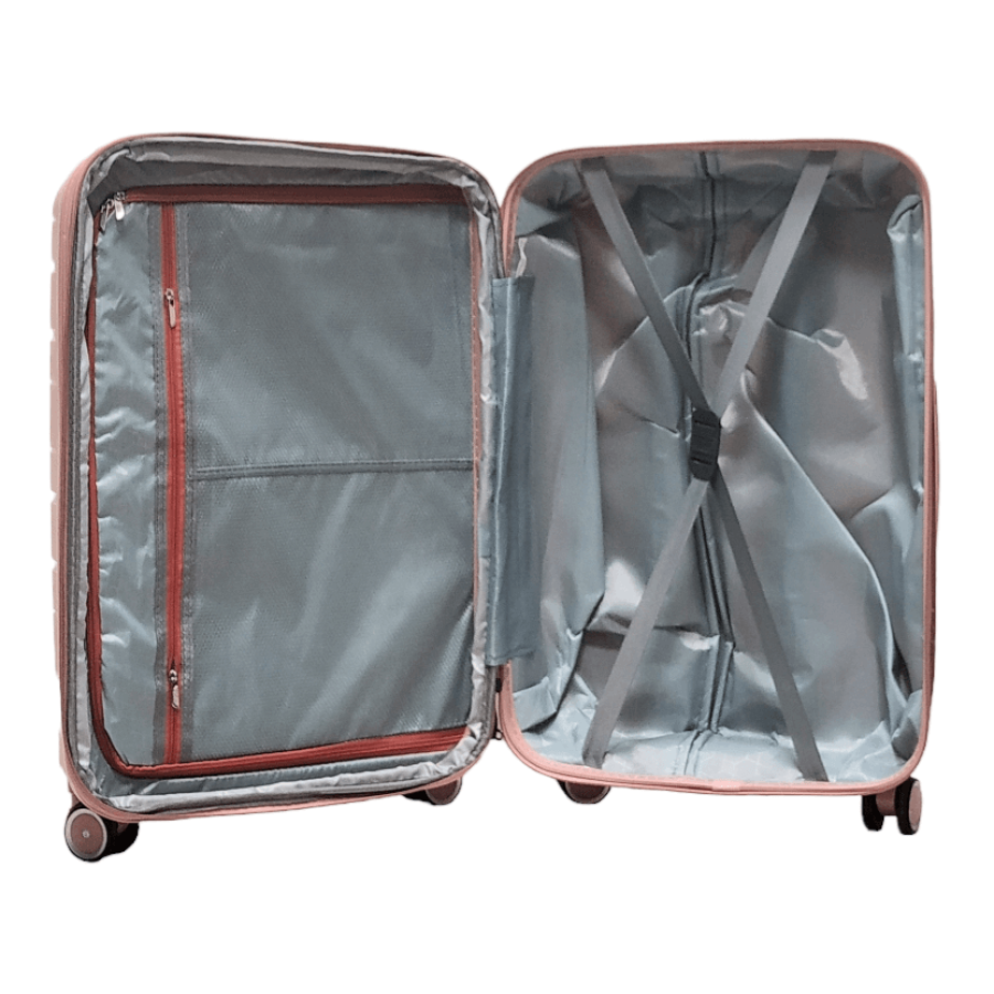 Чемодан средний M полипропилен Milano bag 0306 65×42×28см 56л Розовый
