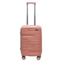 Чемодан маленький S полипропилен Milano bag 0306 56×35×24см 33л Розовый 