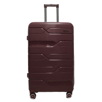 Чемодан большой L полипропилен Milano bag 0306 76×49×31см 82л Бордовый