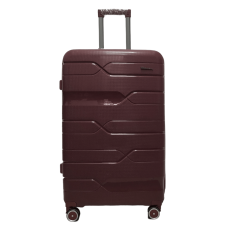 Чемодан большой L полипропилен Milano bag 0306 76×49×31см 82л Бордовый
