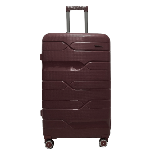 Чемодан большой L полипропилен Milano bag 0306 76×49×31см 82л Бордовый