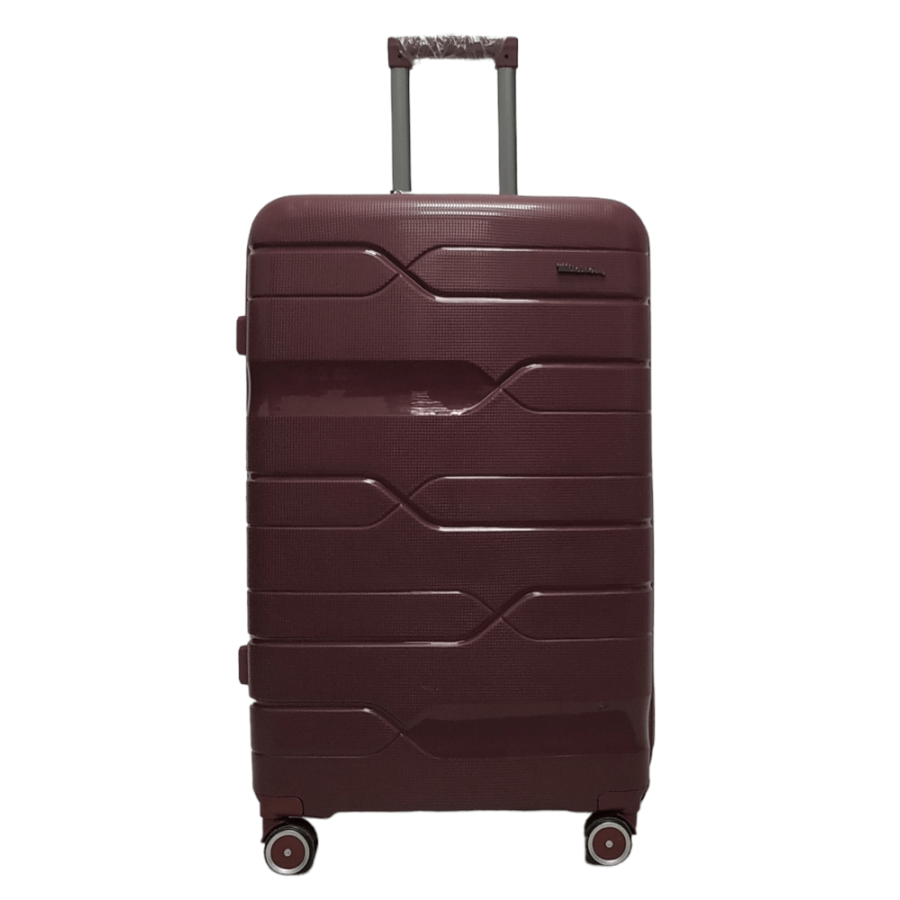 Чемодан большой L полипропилен Milano bag 0306 76×49×31см 82л Бордовый