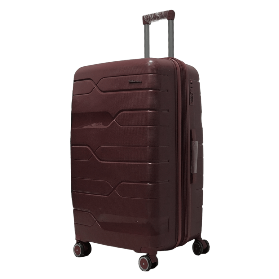 Чемодан большой L полипропилен Milano bag 0306 76×49×31см 82л Бордовый