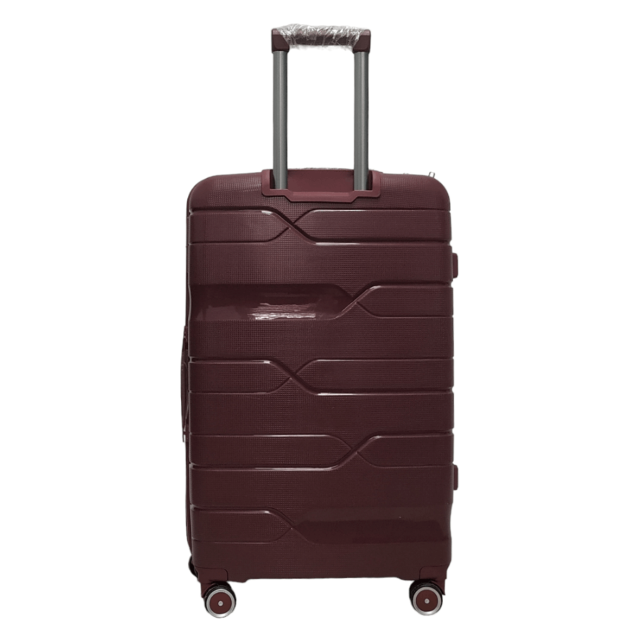 Чемодан большой L полипропилен Milano bag 0306 76×49×31см 82л Бордовый