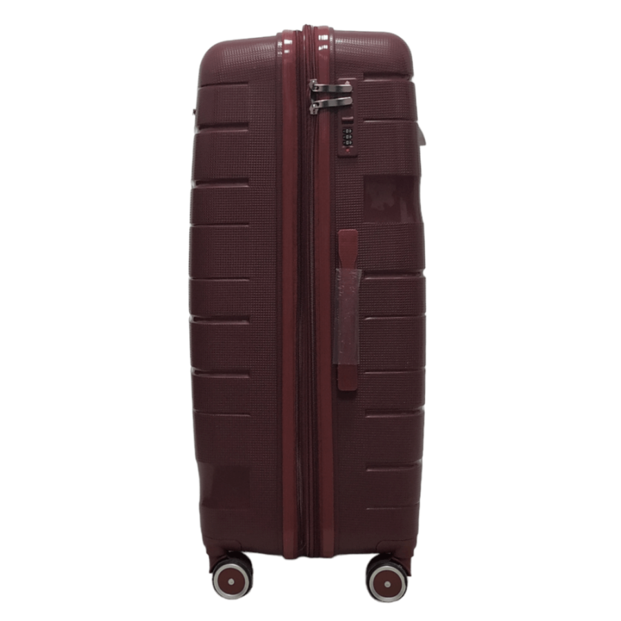 Чемодан большой L полипропилен Milano bag 0306 76×49×31см 82л Бордовый