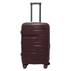 Чемодан средний M полипропилен Milano bag 0306 65×42×28см 56л Бордовый