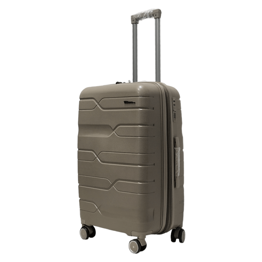 Чемодан средний M полипропилен Milano bag 0306 65×42×28см 56л Шампань