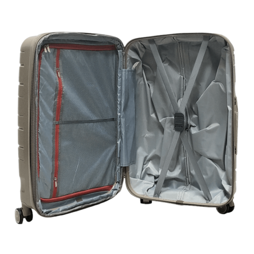 Чемодан средний M полипропилен Milano bag 0306 65×42×28см 56л Шампань