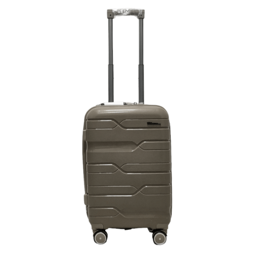 Чемодан маленький S полипропилен Milano bag 0306 56×35×24см 33л Шампань