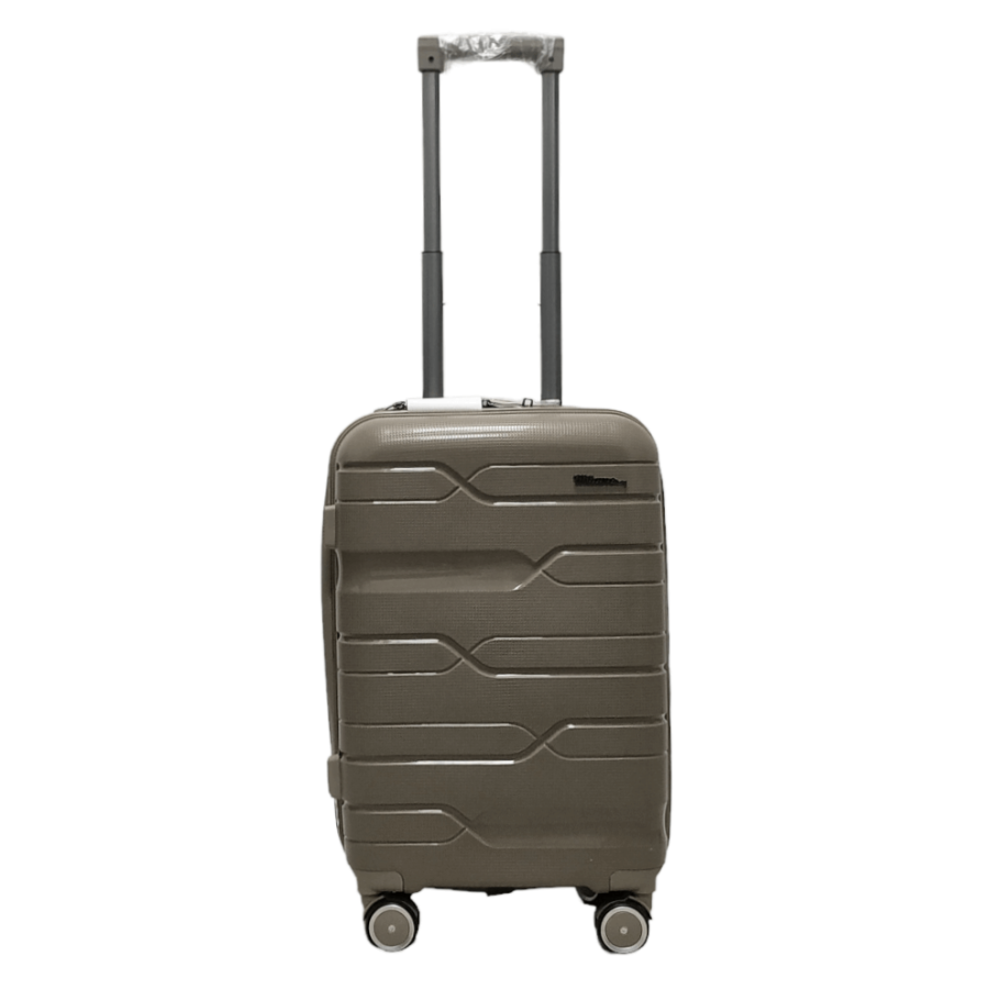 Чемодан маленький S полипропилен Milano bag 0306 56×35×24см 33л Шампань