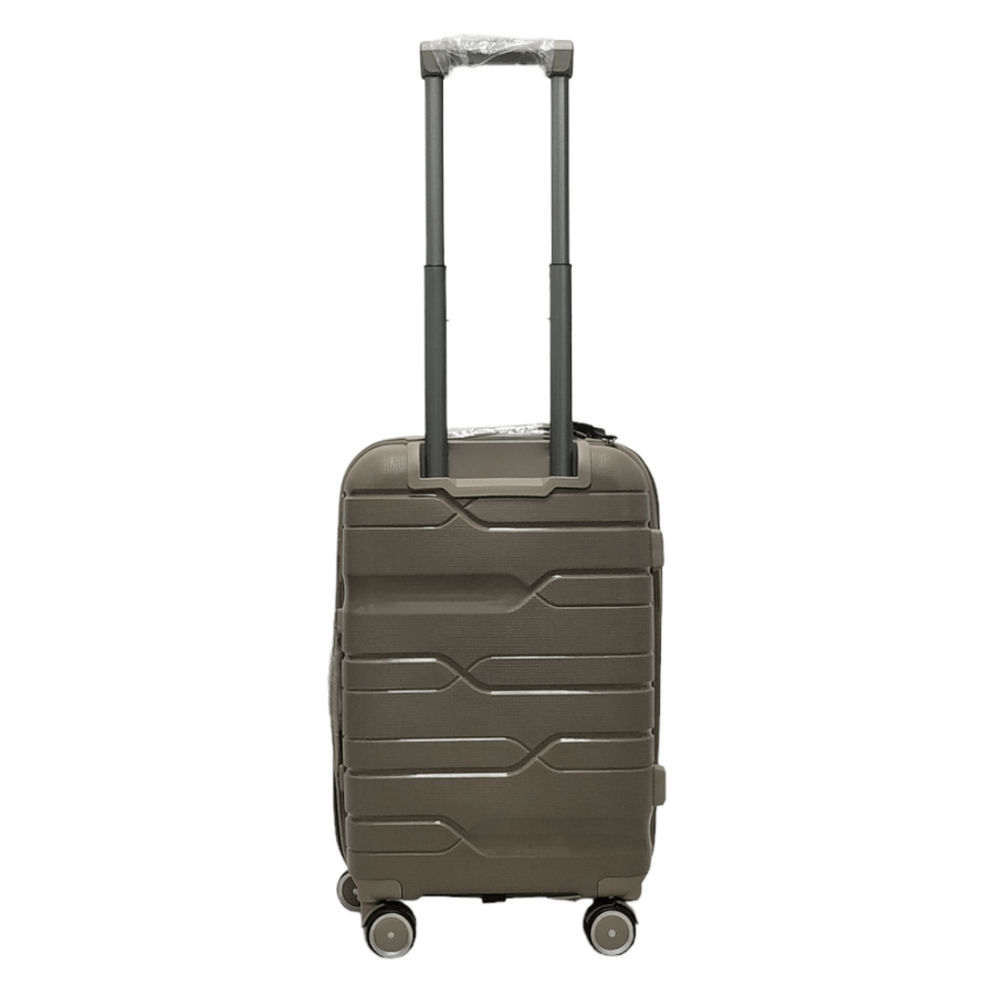 Чемодан маленький S полипропилен Milano bag 0306 56×35×24см 33л Шампань