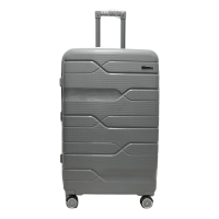 Чемодан большой L полипропилен Milano bag 0306 76×49×31см 82л Серебряный