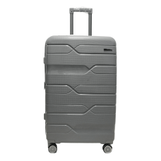 Чемодан большой L полипропилен Milano bag 0306 76×49×31см 82л Серебряный