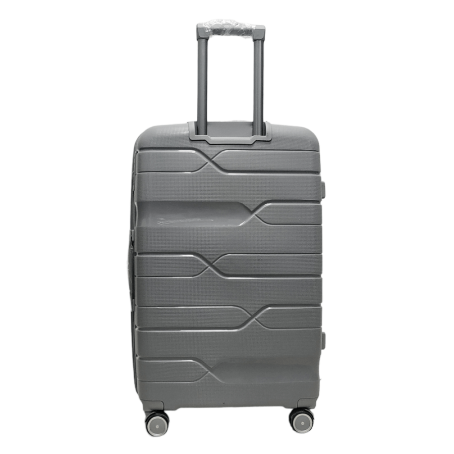 Чемодан большой L полипропилен Milano bag 0306 76×49×31см 82л Серебряный